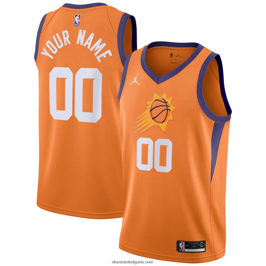 NBA JZ8F021043 phoenix suns jordan brand orange swingman фланелка по поръчка