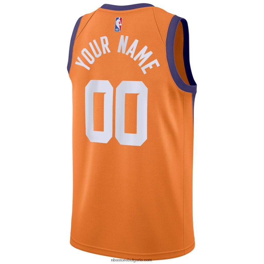 NBA JZ8F021043 phoenix suns jordan brand orange swingman фланелка по поръчка