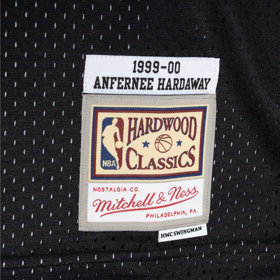 NBA JZ8F021514 phoenix suns penny hardaway mitchell & ness purple/black hardwood classics split swingman фланелка