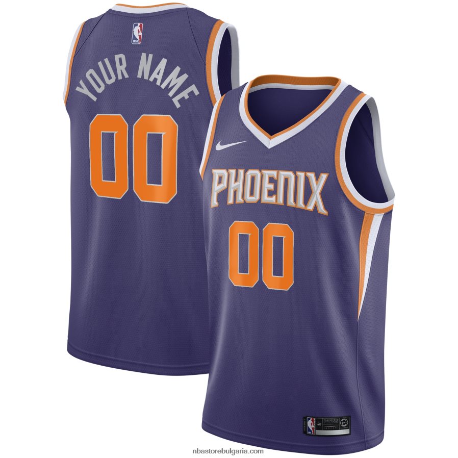 NBA JZ8F022727 phoenix suns nike purple swingman фланелка по поръчка