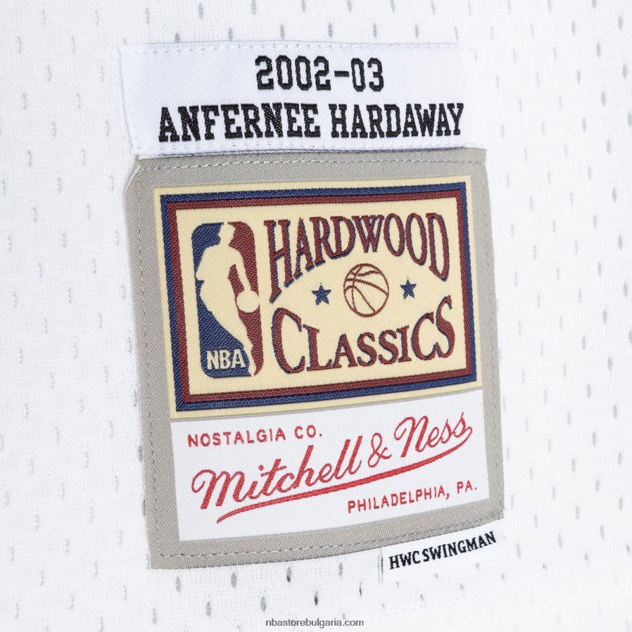 NBA JZ8F024003 phoenix suns penny hardaway mitchell & ness white hardwood classics swingman фланелка