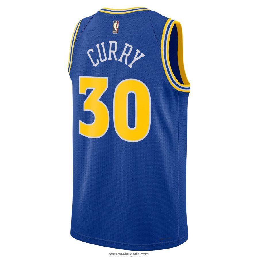 NBA JZ8F0226 golden state warriors stephen curry nike royal swingman jersey