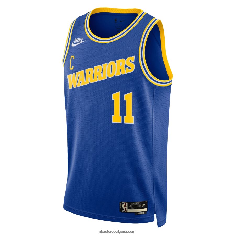 NBA JZ8F022720 golden state warriors klay thompson nike royal swingman jersey