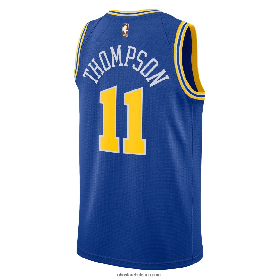 NBA JZ8F022720 golden state warriors klay thompson nike royal swingman jersey