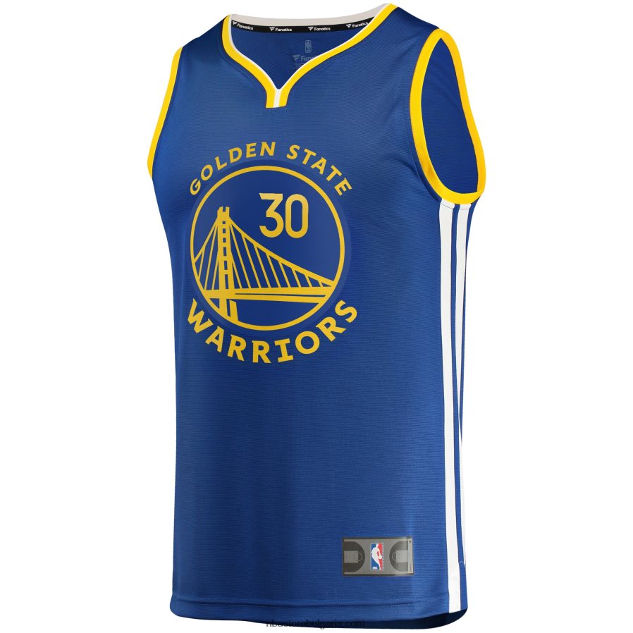 NBA JZ8F02417 golden state warriors stephen curry royal fast break реплика на фланелка на играч