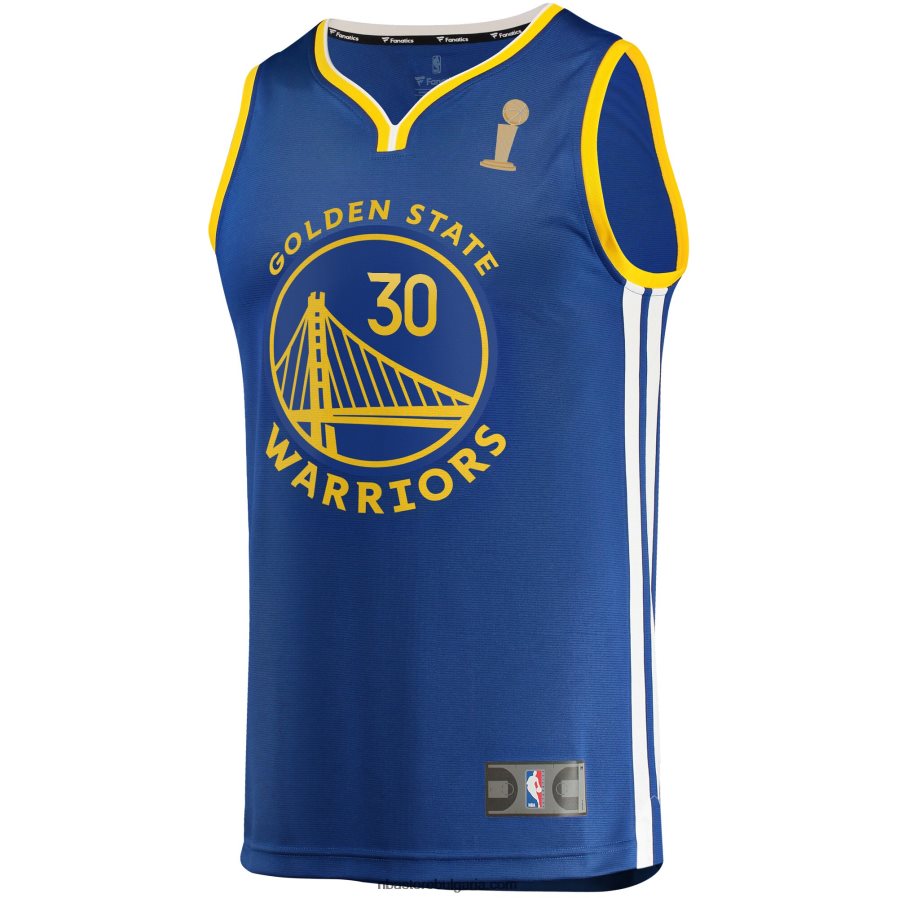 NBA JZ8F0242 golden state warriors stephen curry royal finals шампиони fast break реплика на фланелка на играч