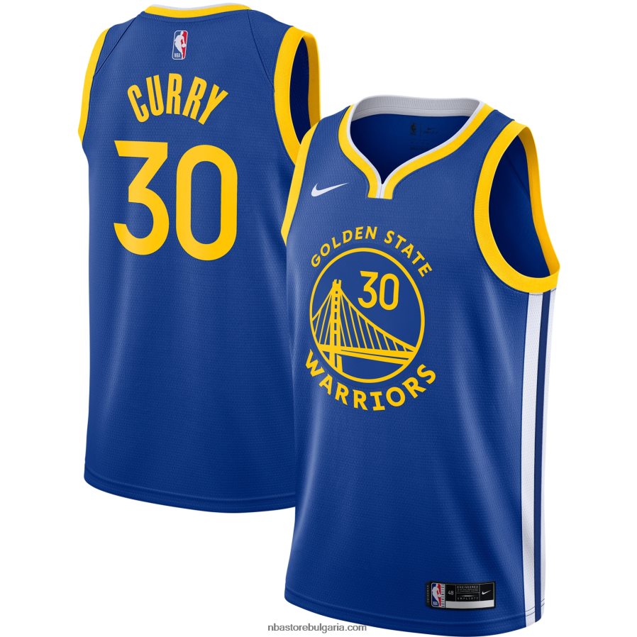 NBA JZ8F02690 golden state warriors stephen curry nike royal swingman jersey