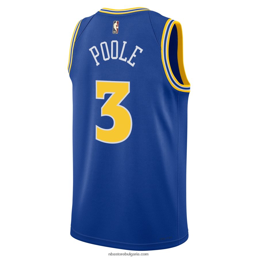 NBA JZ8F026969 golden state warriors jordan poole nike royal swingman jersey