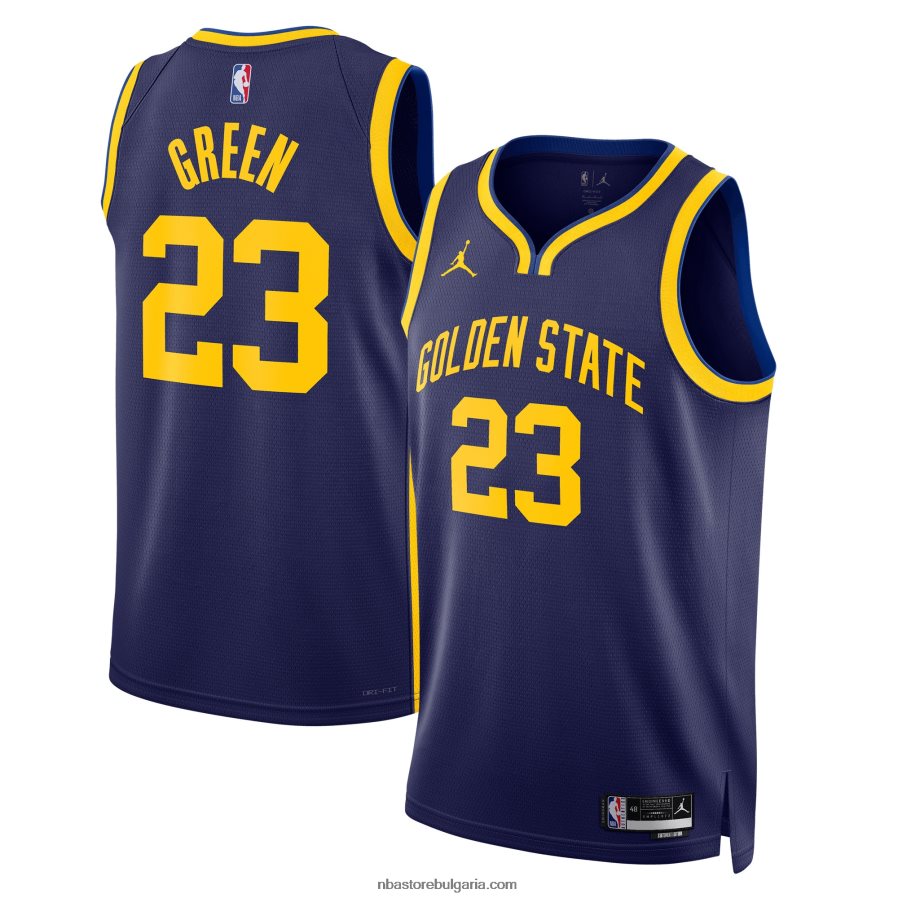NBA JZ8F027091 голдън стейт уориърс дреймънд грийн джордан марка флот суингмен фланелка
