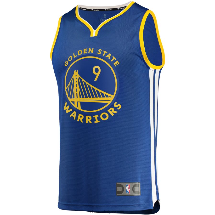 NBA JZ8F02907 golden state warriors andre iguodala royal fast break реплика на фланелка