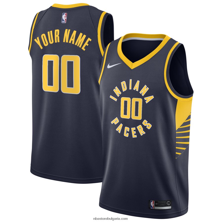 NBA JZ8F023413 indiana pacers nike navy swingman по поръчка фланелка