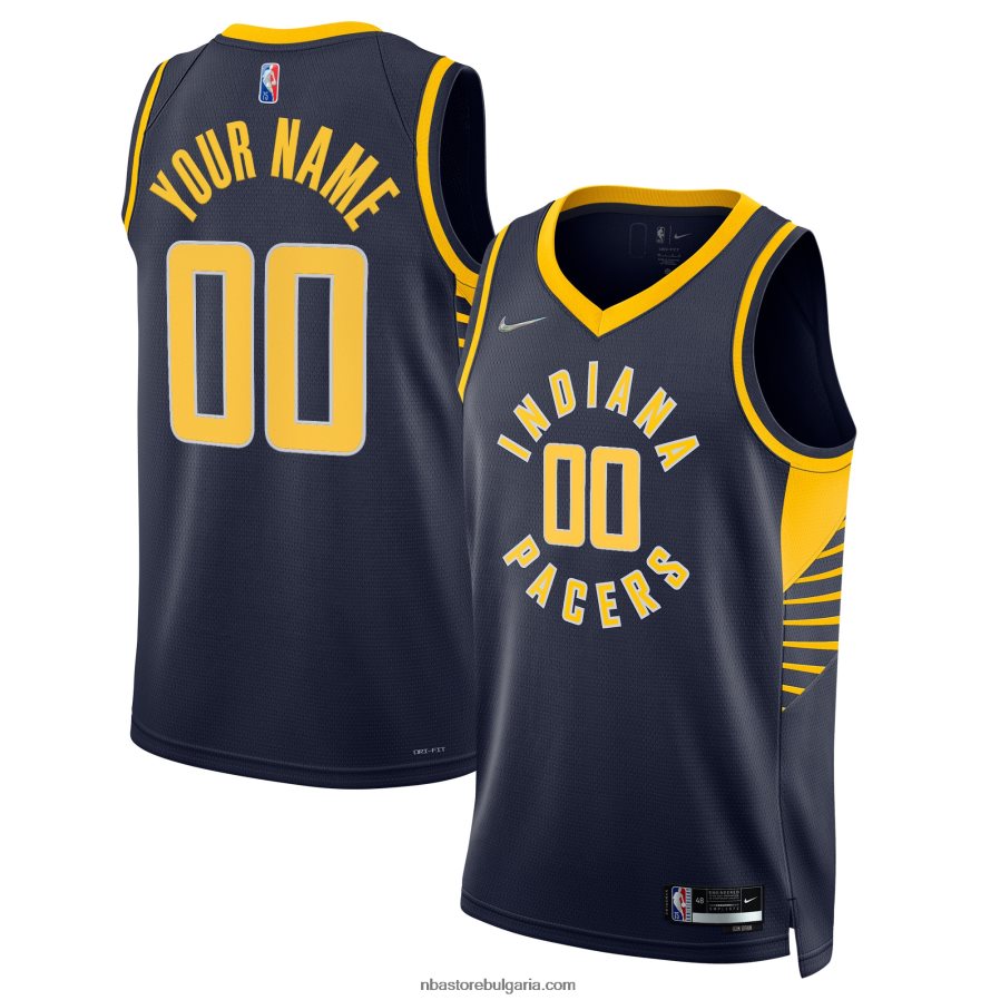 NBA JZ8F025791 indiana pacers nike navy diamond swingman по поръчка фланелка