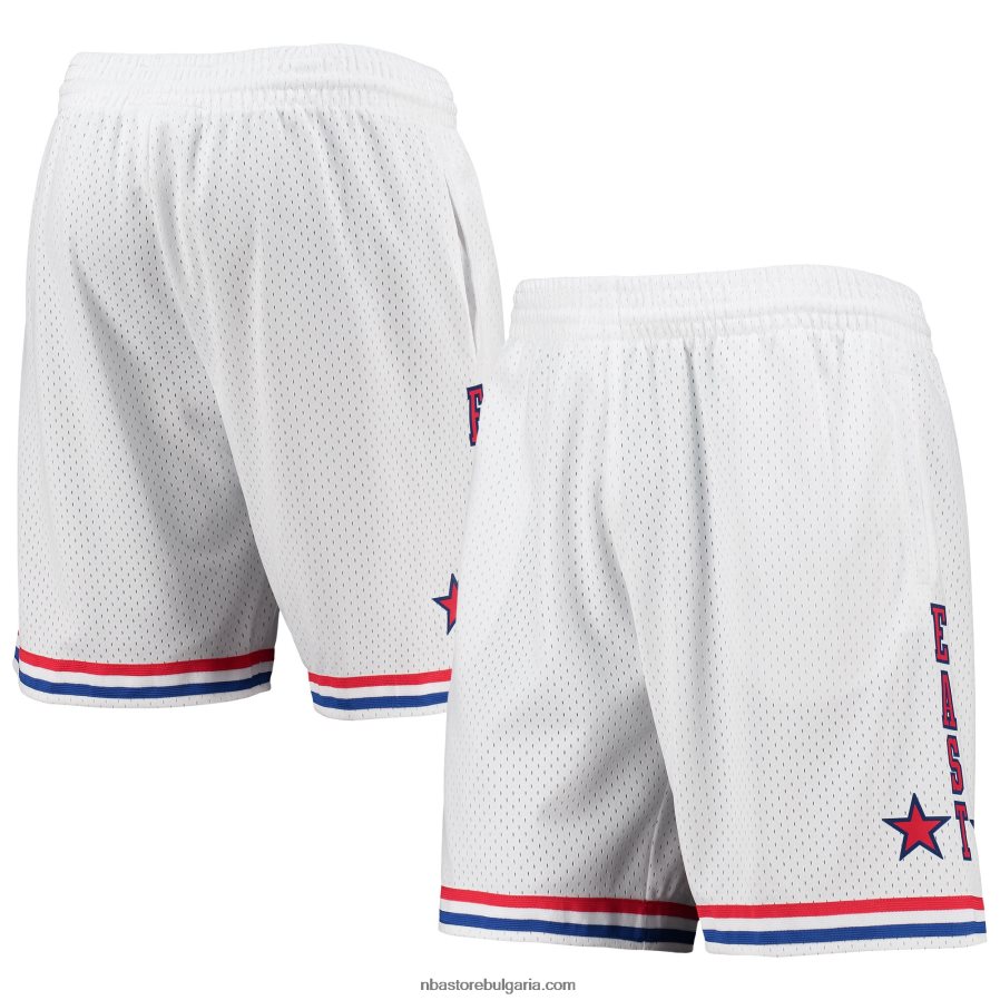 NBA JZ8F026891 mitchell & ness white eastern conference hardwood classics 1985 all-star game swingman шорти