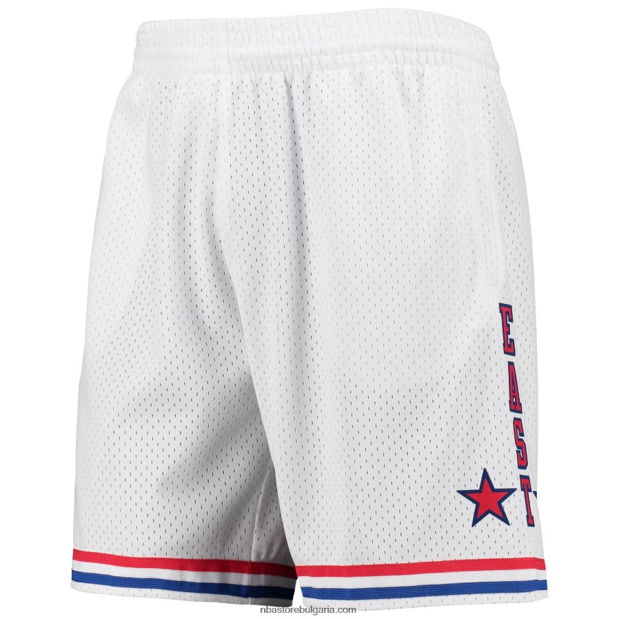 NBA JZ8F026891 mitchell & ness white eastern conference hardwood classics 1985 all-star game swingman шорти