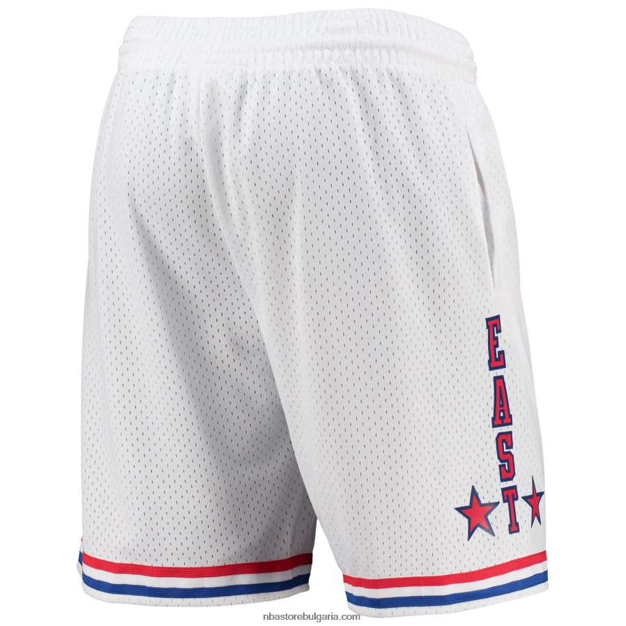 NBA JZ8F026891 mitchell & ness white eastern conference hardwood classics 1985 all-star game swingman шорти