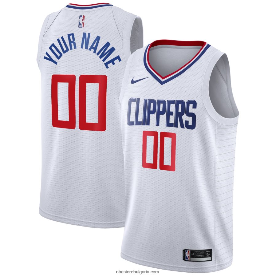 NBA JZ8F023191 la clippers nike бяла фланелка swingman по поръчка