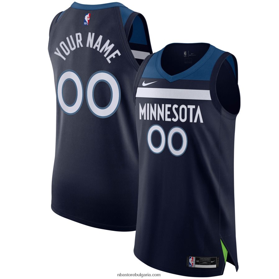 NBA JZ8F024830 Минесота тимбъруулвс nike автентична фланелка по поръчка