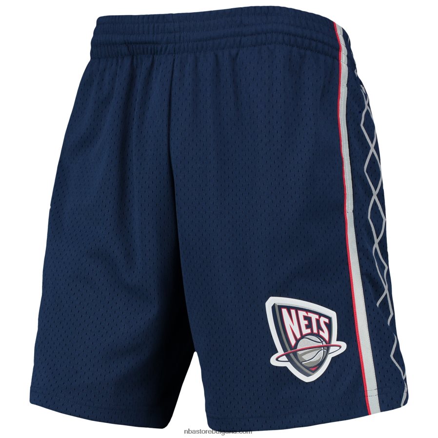 NBA JZ8F025034 new jersey nets mitchell & ness navy hardwood classics swingman шорти