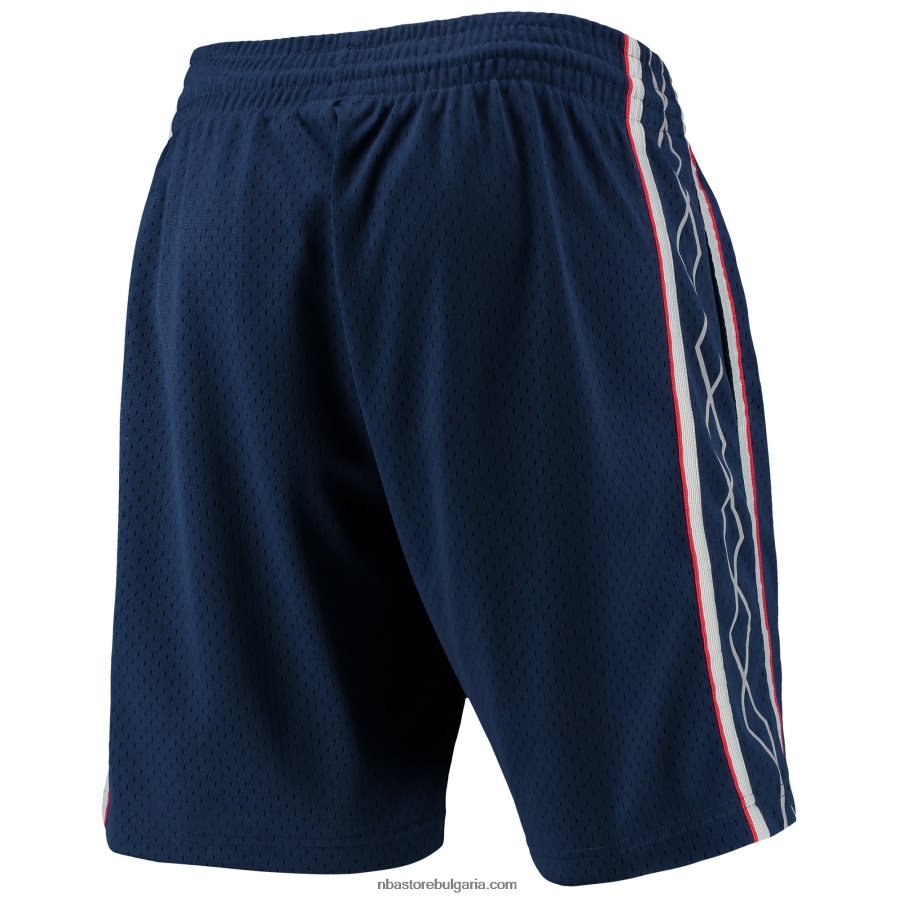 NBA JZ8F025034 new jersey nets mitchell & ness navy hardwood classics swingman шорти