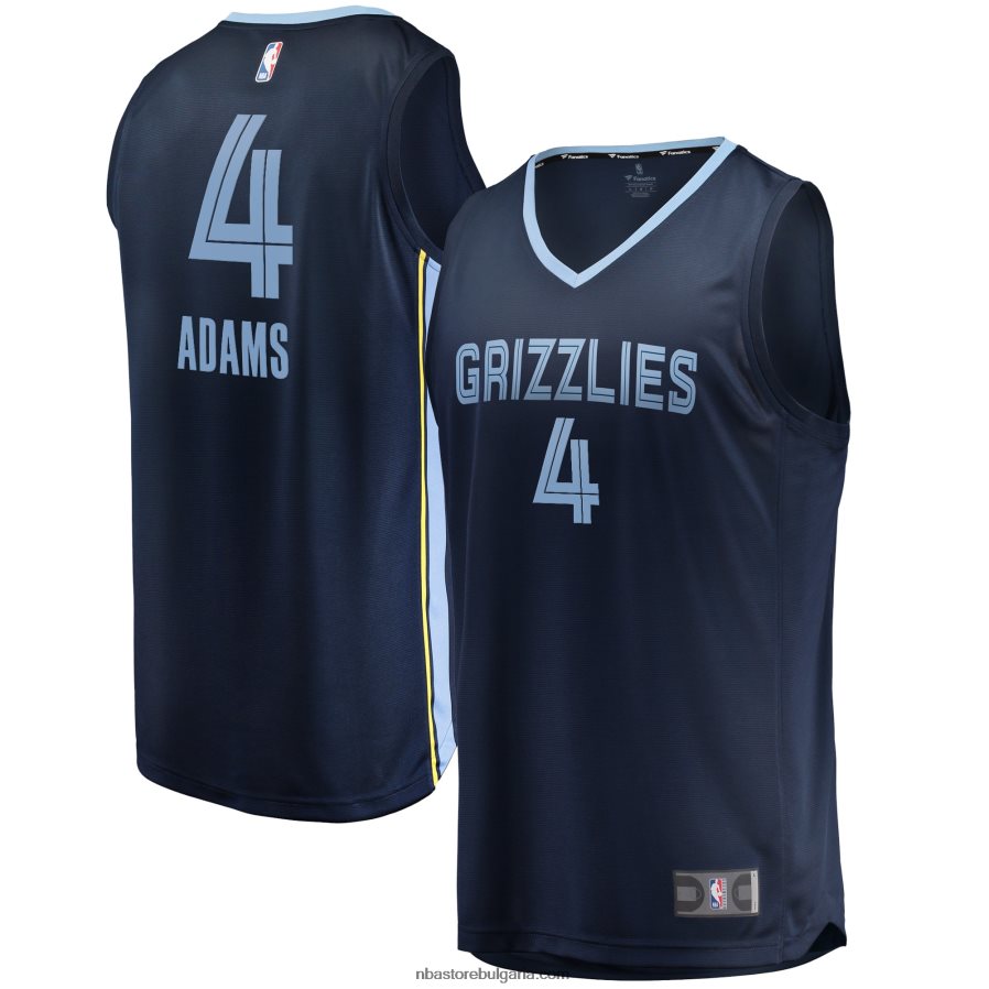 NBA JZ8F021419 memphis grizzlies steven adams navy fast break реплика на фланелка