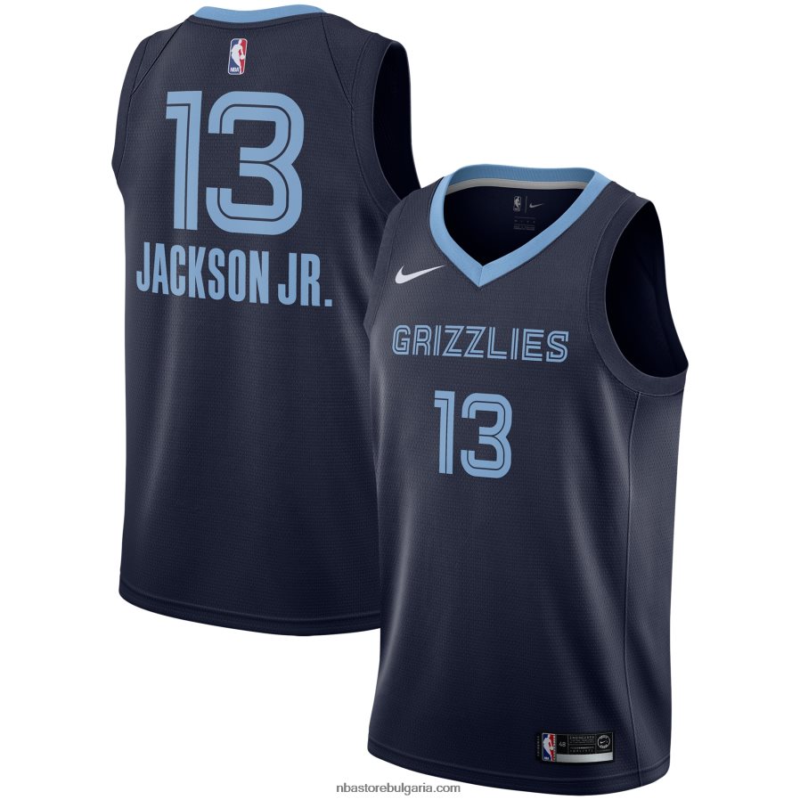 NBA JZ8F027750 memphis grizzlies jaren jackson nike navy swingman team фланелка