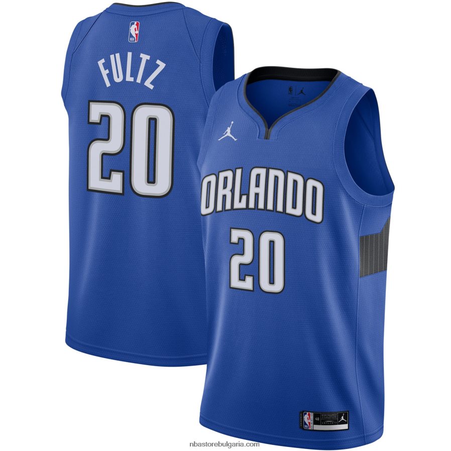 NBA JZ8F0211688 orlando magic markelle fultz jordan марка royal swingman фланелка