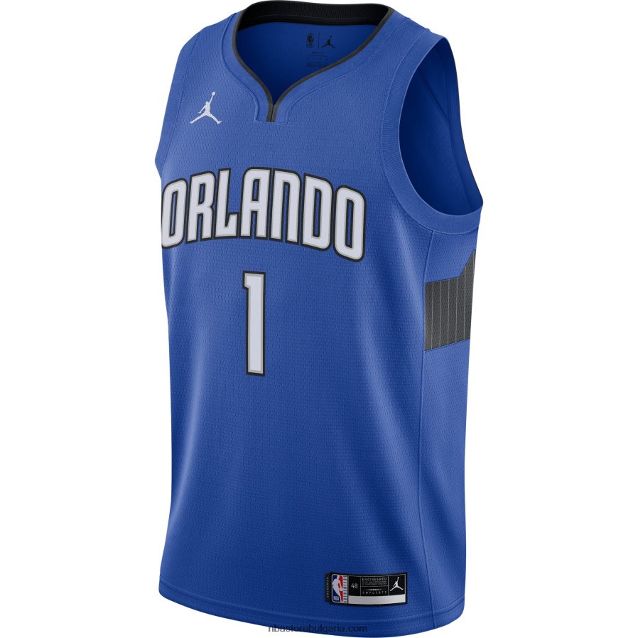 NBA JZ8F0211816 orlando magic jonathan isaac jordan blue swingman фланелка