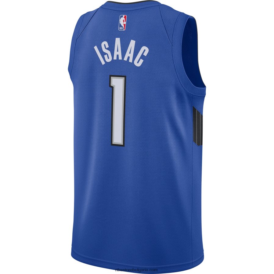 NBA JZ8F0211816 orlando magic jonathan isaac jordan blue swingman фланелка