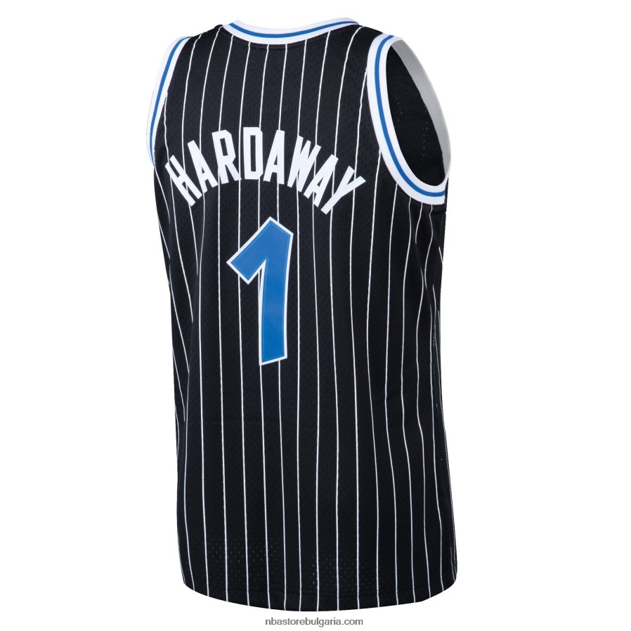 NBA JZ8F021446 orlando magic penny hardaway mitchell & ness black hardwood classics swingman фланелка
