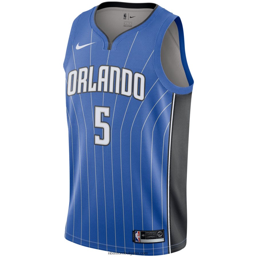 NBA JZ8F021483 orlando magic mohamed bamba nike royal swingman jersey