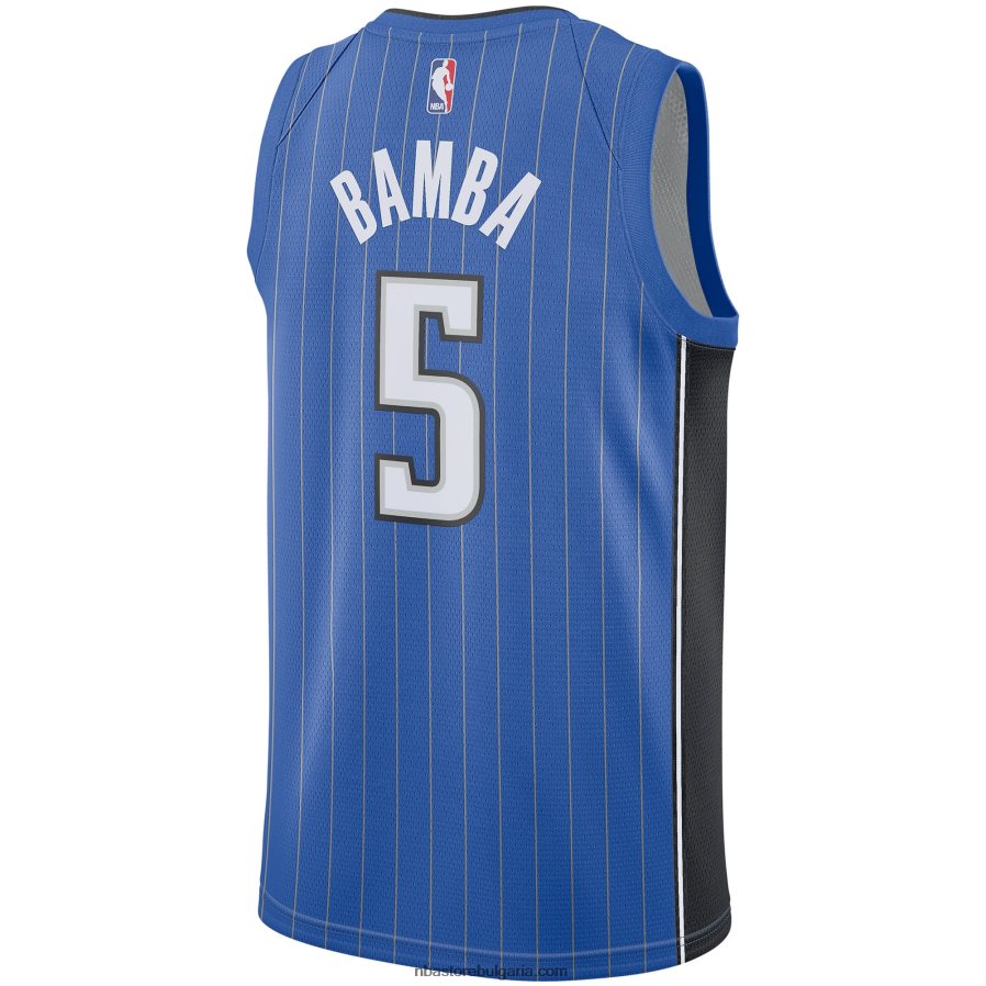 NBA JZ8F021483 orlando magic mohamed bamba nike royal swingman jersey