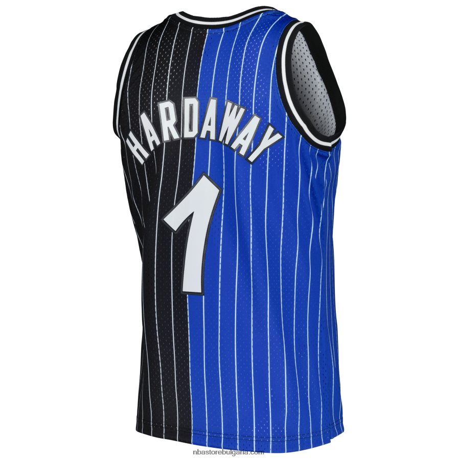 NBA JZ8F021832 orlando magic penny hardaway mitchell & ness blue/black hardwood classics сплит суингмен трико
