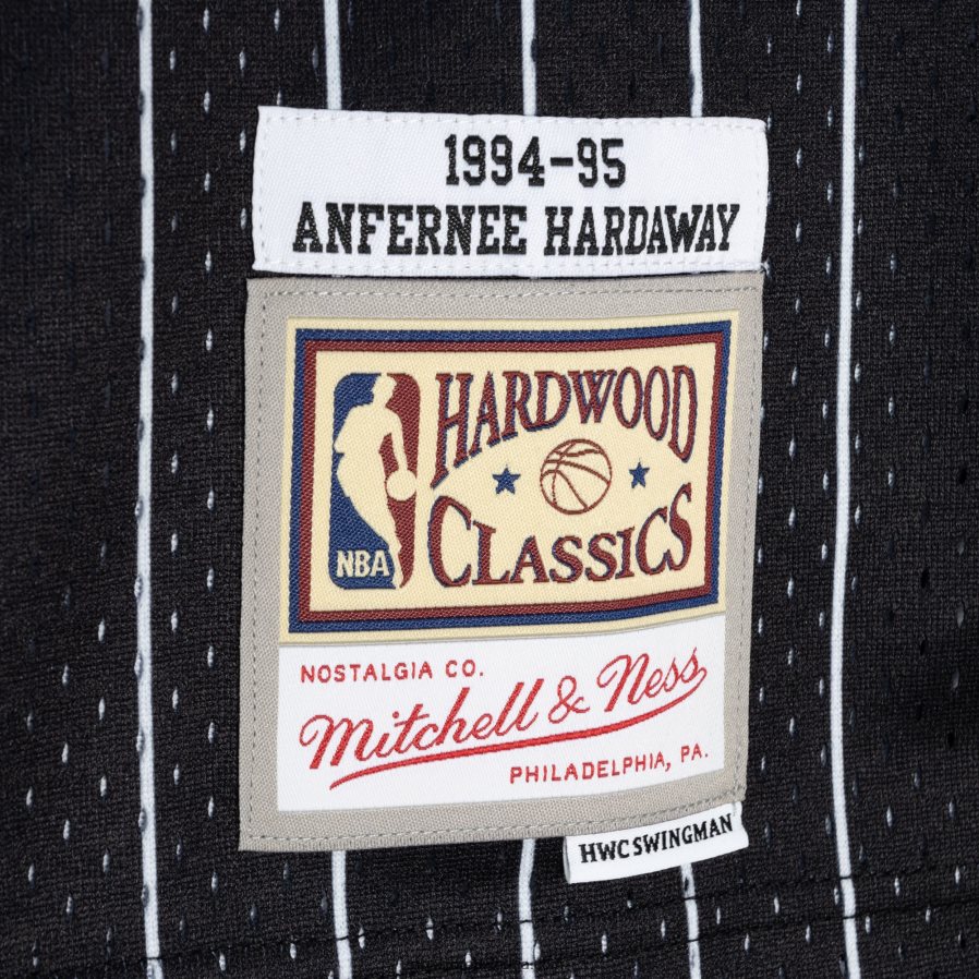 NBA JZ8F021832 orlando magic penny hardaway mitchell & ness blue/black hardwood classics сплит суингмен трико