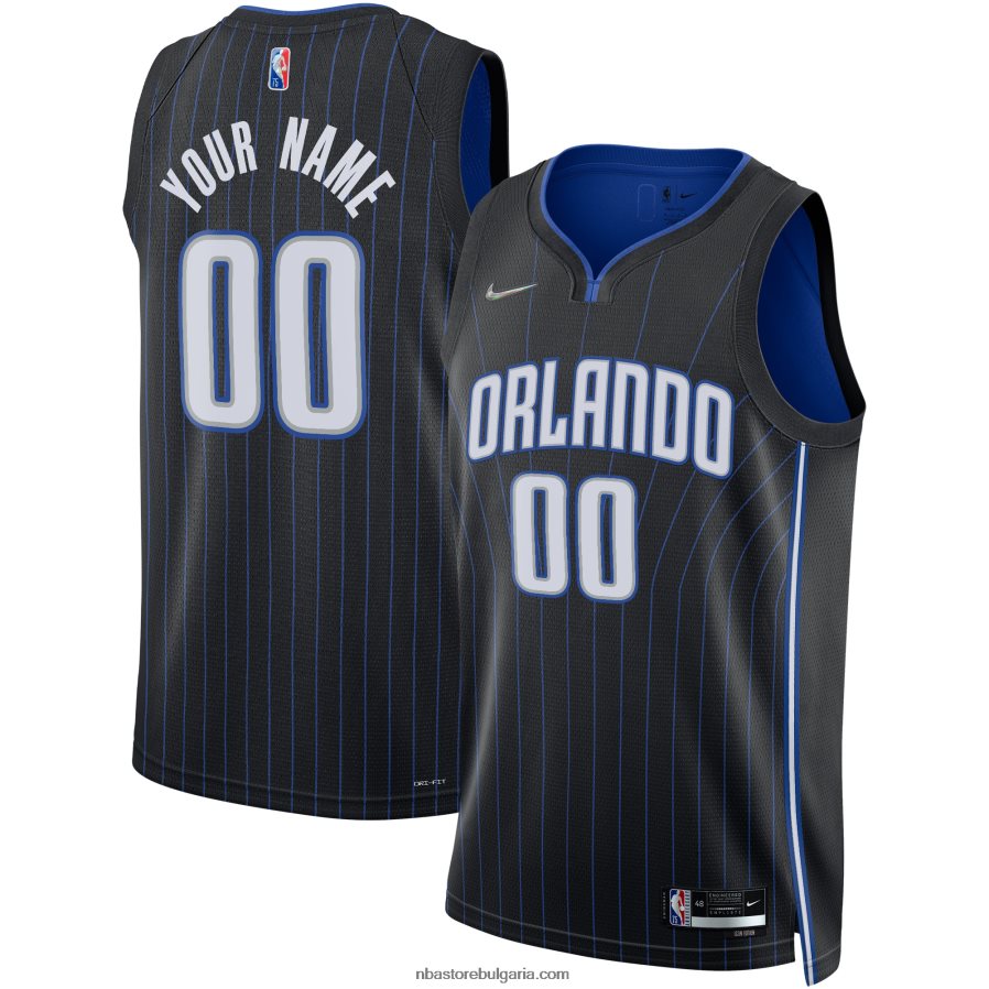 NBA JZ8F021878 orlando magic nike black diamond swingman фланелка по поръчка