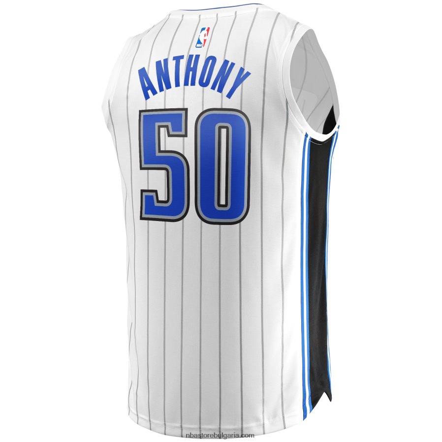 NBA JZ8F023991 orlando magic cole anthony white fast break реплика на фланелка