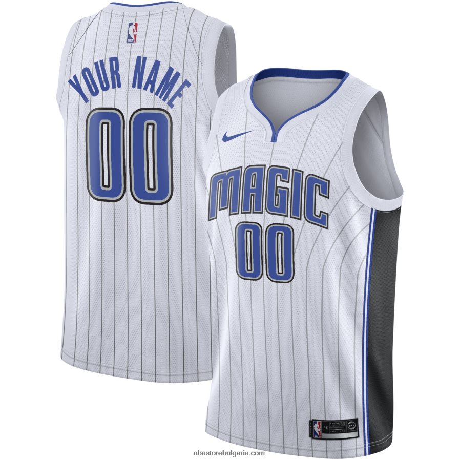NBA JZ8F024847 orlando magic nike white swingman по поръчка фланелка