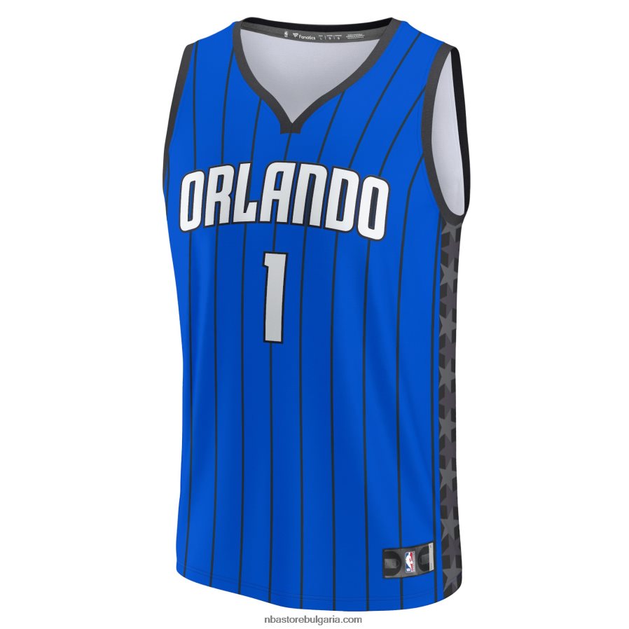 NBA JZ8F024967 orlando magic jonathan isaac blue fast break реплика на фланелка