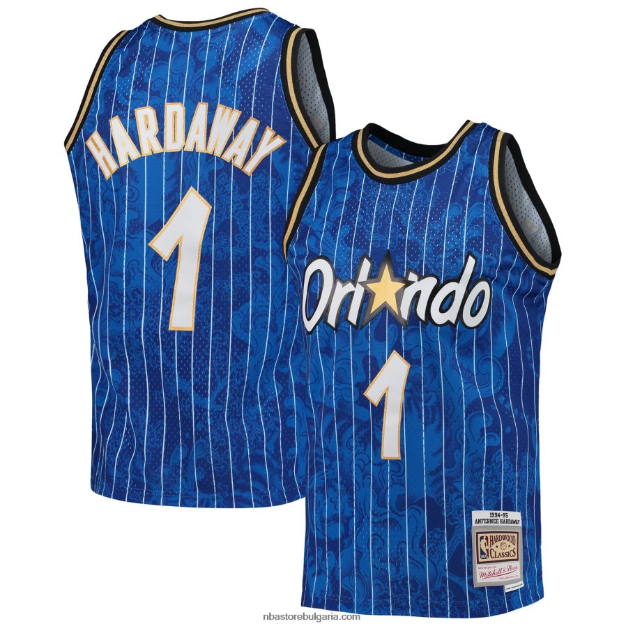 NBA JZ8F025151 orlando magic penny hardaway mitchell & ness blue hardwood classics лунна нова година swingman трико