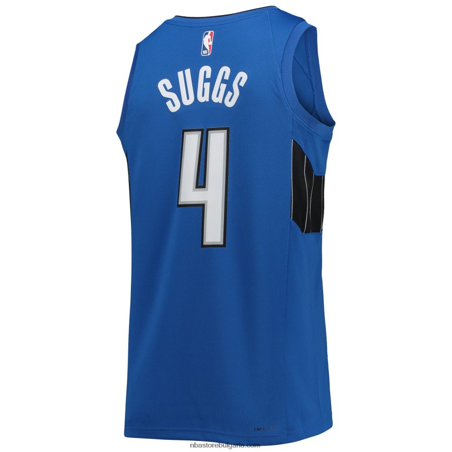 NBA JZ8F025707 orlando magic jalen suggs jordan blue swingman фланелка
