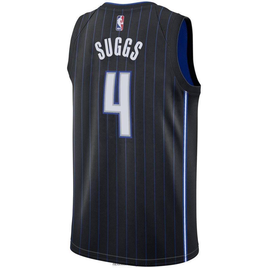 NBA JZ8F025718 orlando magic jalen suggs nike black 2021 draft first rund pick swingman фланелка