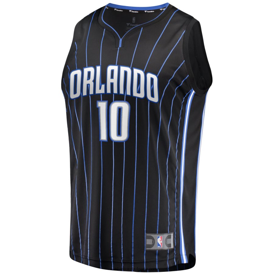 NBA JZ8F02586 orlando magic bol bol black fast break реплика на фланелка