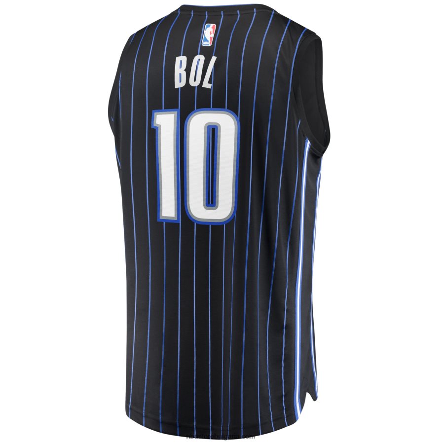 NBA JZ8F02586 orlando magic bol bol black fast break реплика на фланелка