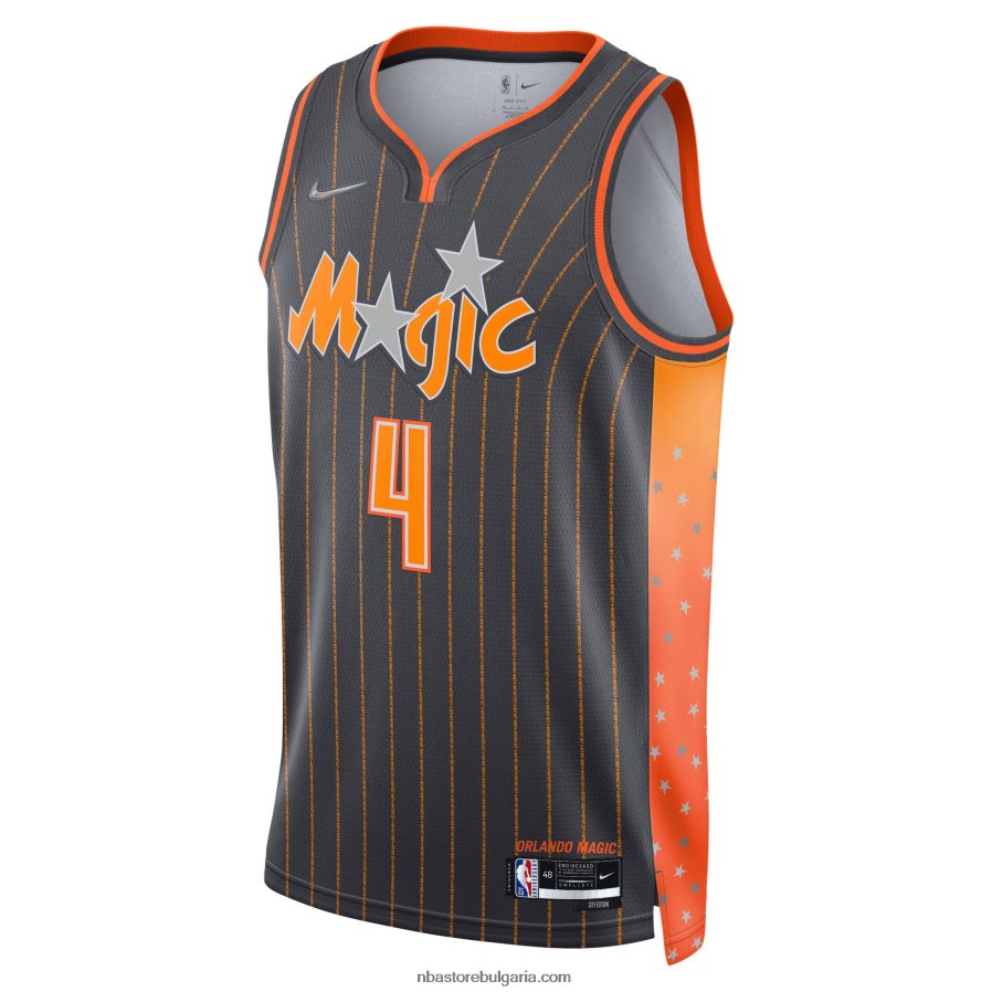 NBA JZ8F026131 orlando magic jalen suggs nike anthracite swingman jersey