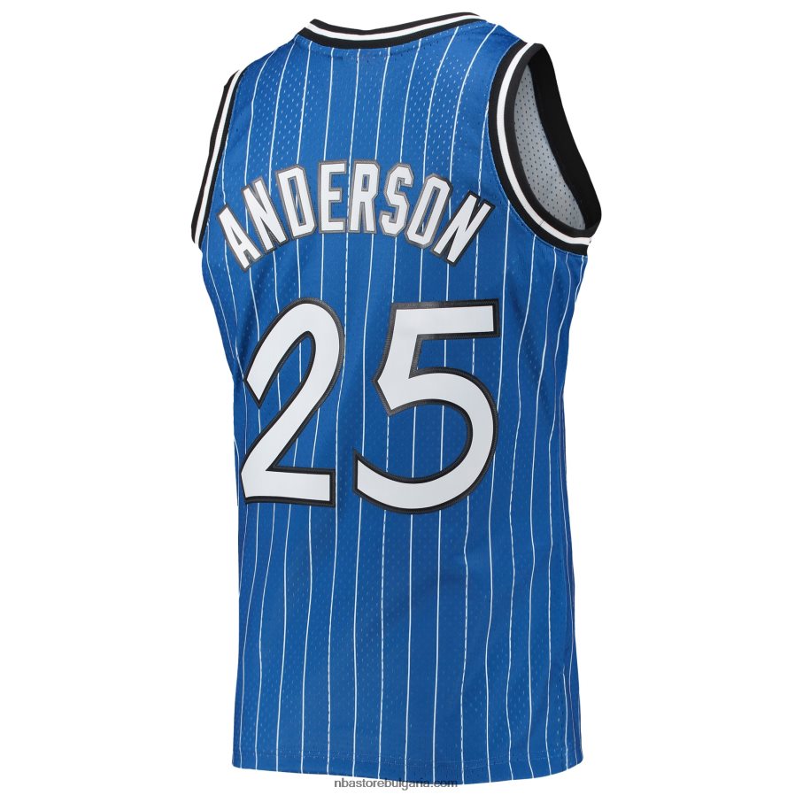 NBA JZ8F02685 orlando magic nick anderson mitchell & ness blue hardwood classics swingman фланелка