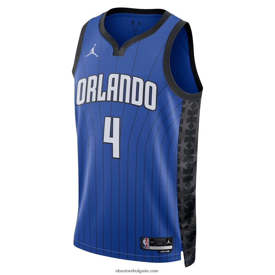 NBA JZ8F027868 orlando magic jalen suggs jordan blue swingman фланелка
