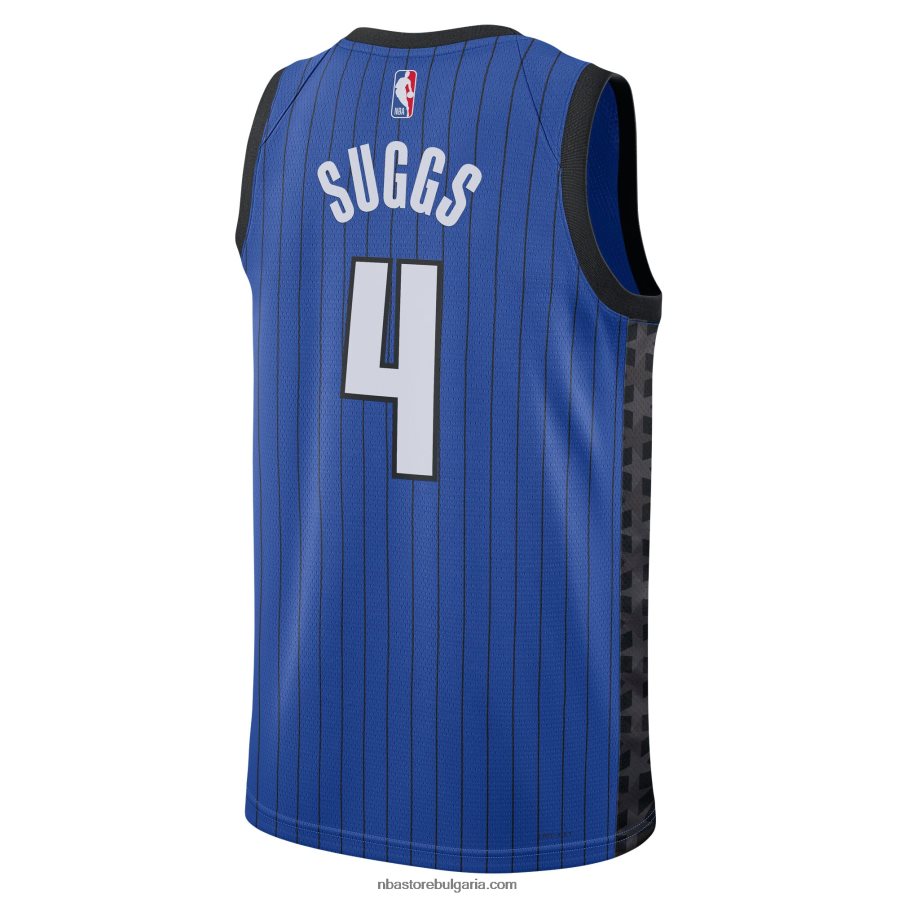 NBA JZ8F027868 orlando magic jalen suggs jordan blue swingman фланелка