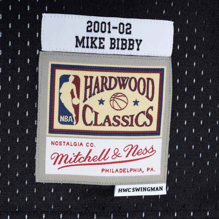 NBA JZ8F023204 sacramento kings mike bibby mitchell & ness purple/black hardwood classics сплит суингмен трико