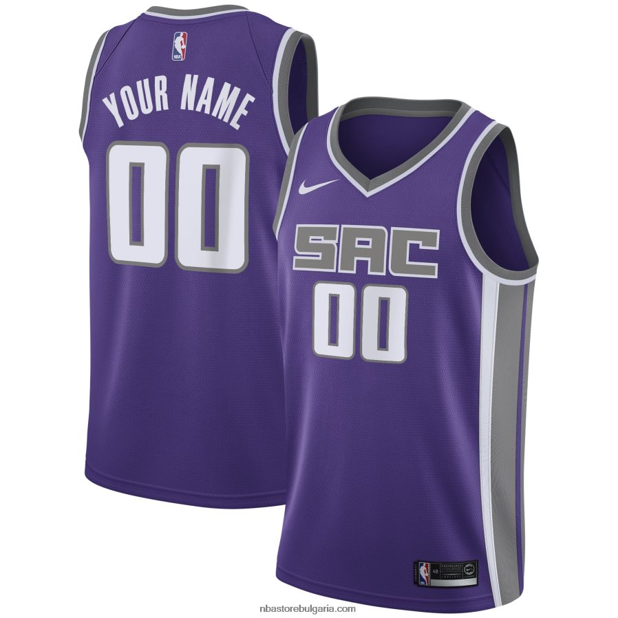 NBA JZ8F025213 sacramento kings nike purple swingman фланелка по поръчка