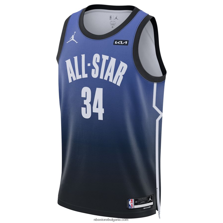 NBA JZ8F02164 Giannis Antetokounmpo jordan brand blue all-star game swingman фланелка