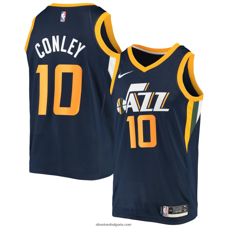 NBA JZ8F021482 utah jazz mike conley nike navy swingman трико